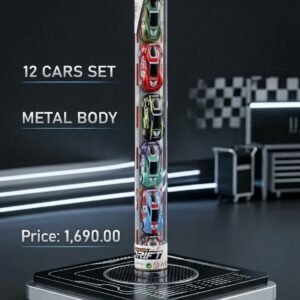 1:64 Metal Body Racing Cars – 12 Pack Set