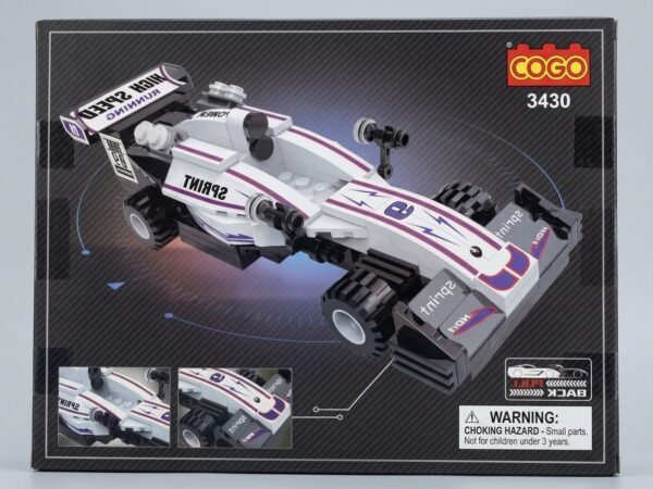COGO High-Speed Pull-Back Race Car (157 PCS - Model 3430)